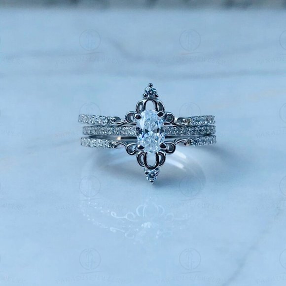 Cinderella Trio Rings - Picture 6 of 8